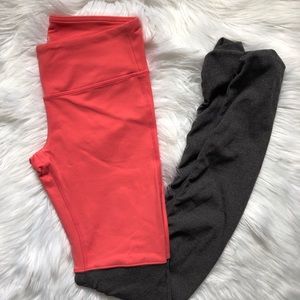 Alo Yoga Coral Goddess Leggings